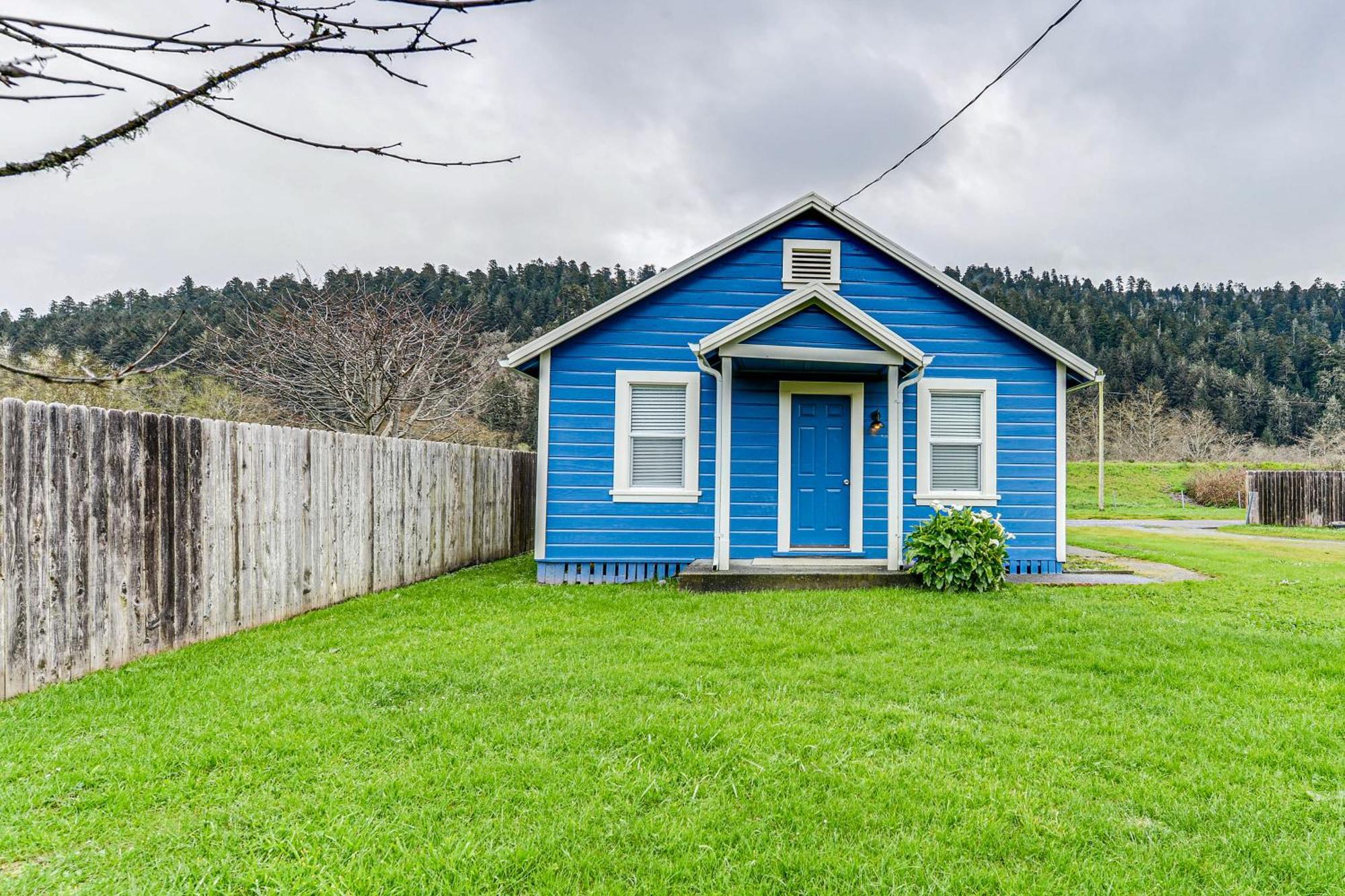 Cozy Norcal Cottage 2 Mi To Redwoods And Beaches! Orick المظهر الخارجي الصورة